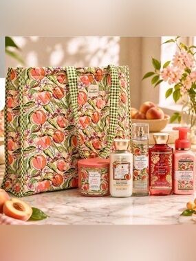 BATH & BODY WORKS VERA BRADLEY LIMITED EDITION COLLECTION  TOTE GIFT SET